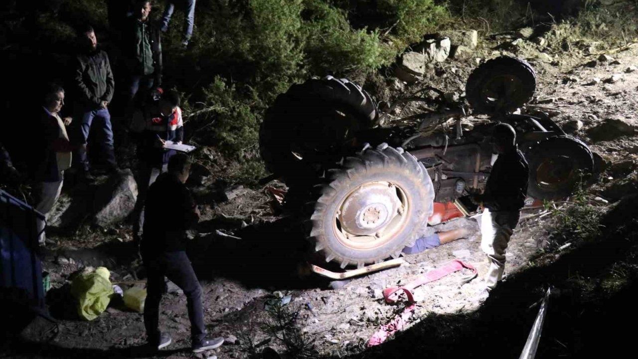Denizli'de Ormanda Kaybolan Yaşlı Çift, Devrilen Traktörün Altında Can Verdi