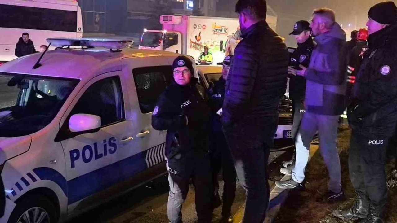 Erzurum’da Zincirleme Trafik Kazası: 6 Yaralı