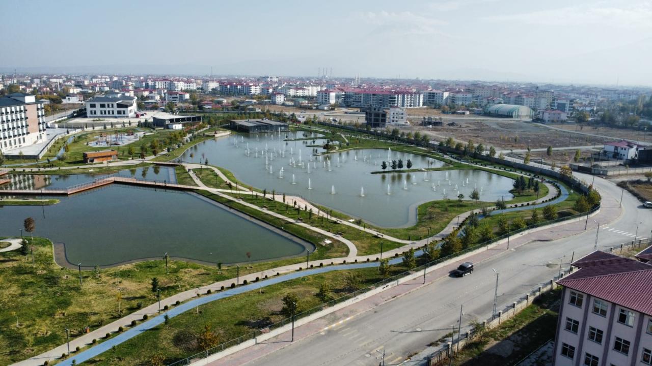 Iğdır Millet Bahçesi Havadan Görüntülendi
