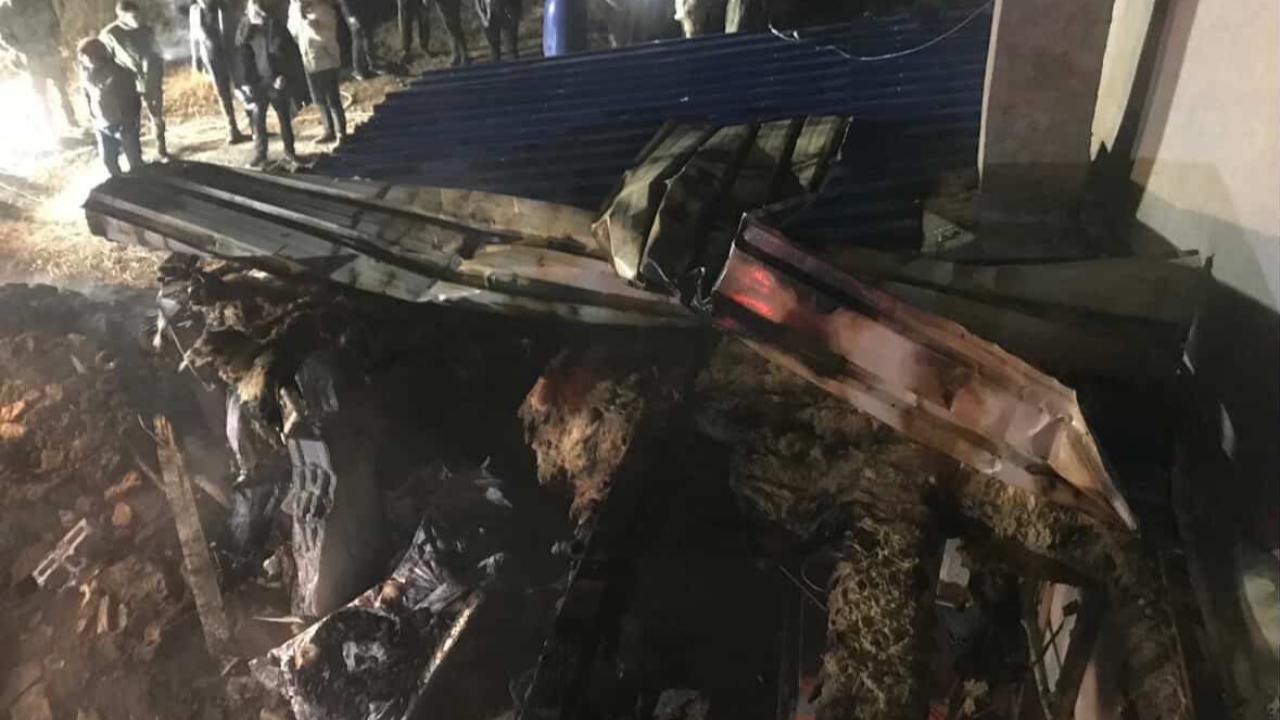 Kars'ta Gece Yarısı Panik: Kazan Yangını Çıktı