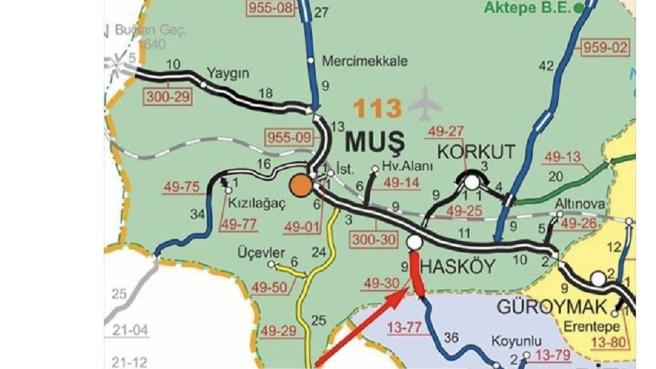 Muş’ta Yoğun Kar Yağışı Ulaşımı Aksattı: Hasköy-Mutki Yolu Kapandı