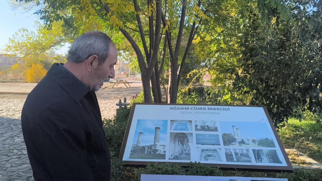 Serdar Ünsal; "Ağdam Cuma Mescidi’nde Yeniden Ezan Yankılanıyor"