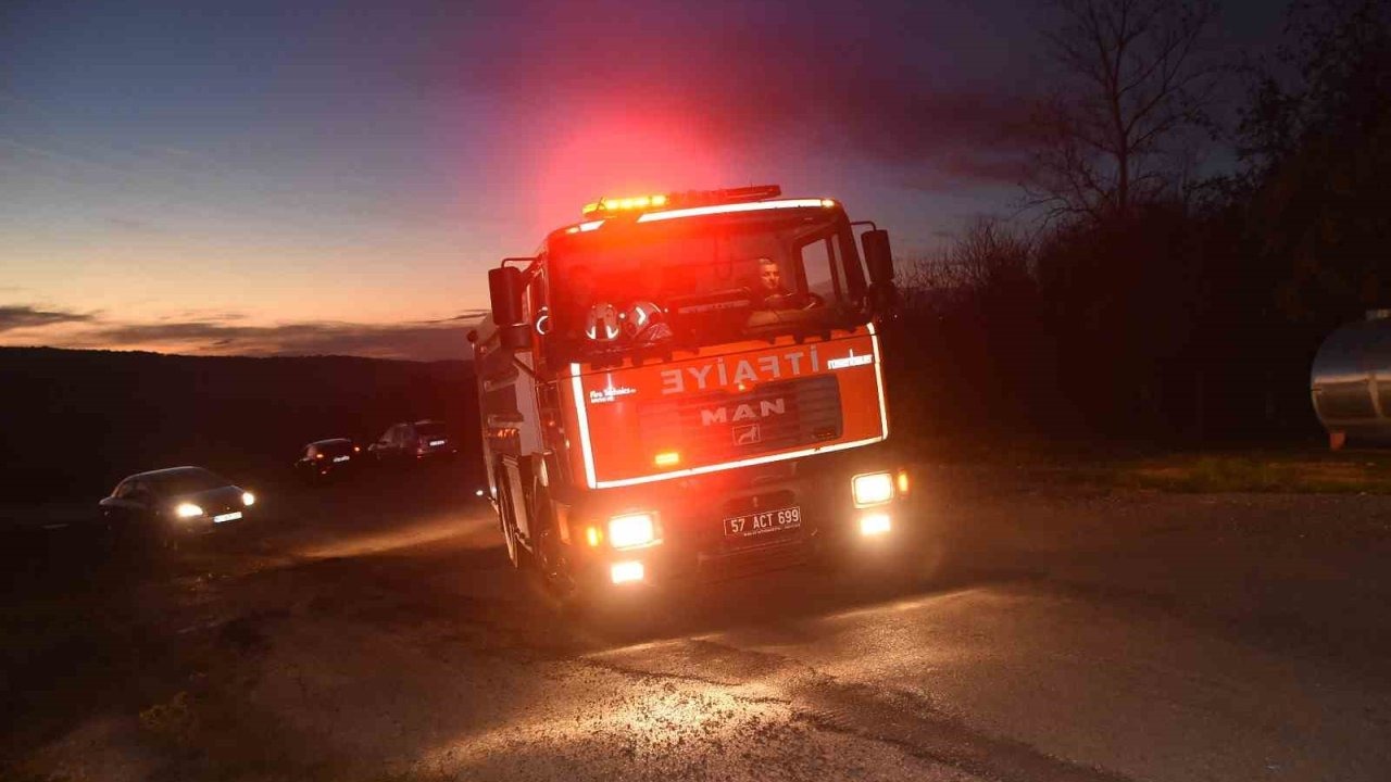 Sinop’ta Yangın Alarmı, Kablo Dumanı Çıktı