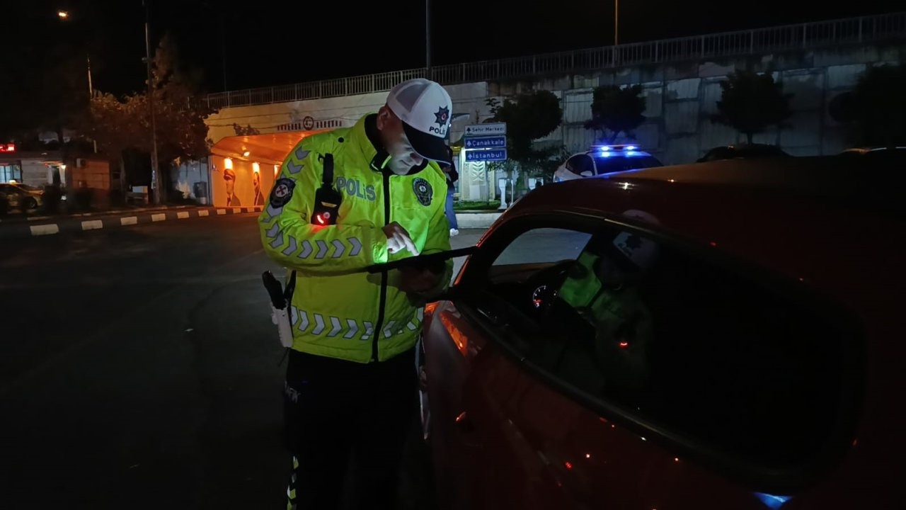 Tekirdağ'da Trafik Denetiminde 5 Sürücüye Ağır Ceza