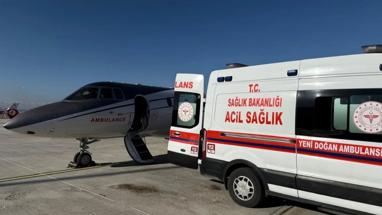Van'dan İstanbul'a Uçak Ambulansla Sevk: Konjenital Kalp Yetmezliği Tanılı Bebek Tedaviye Alındı