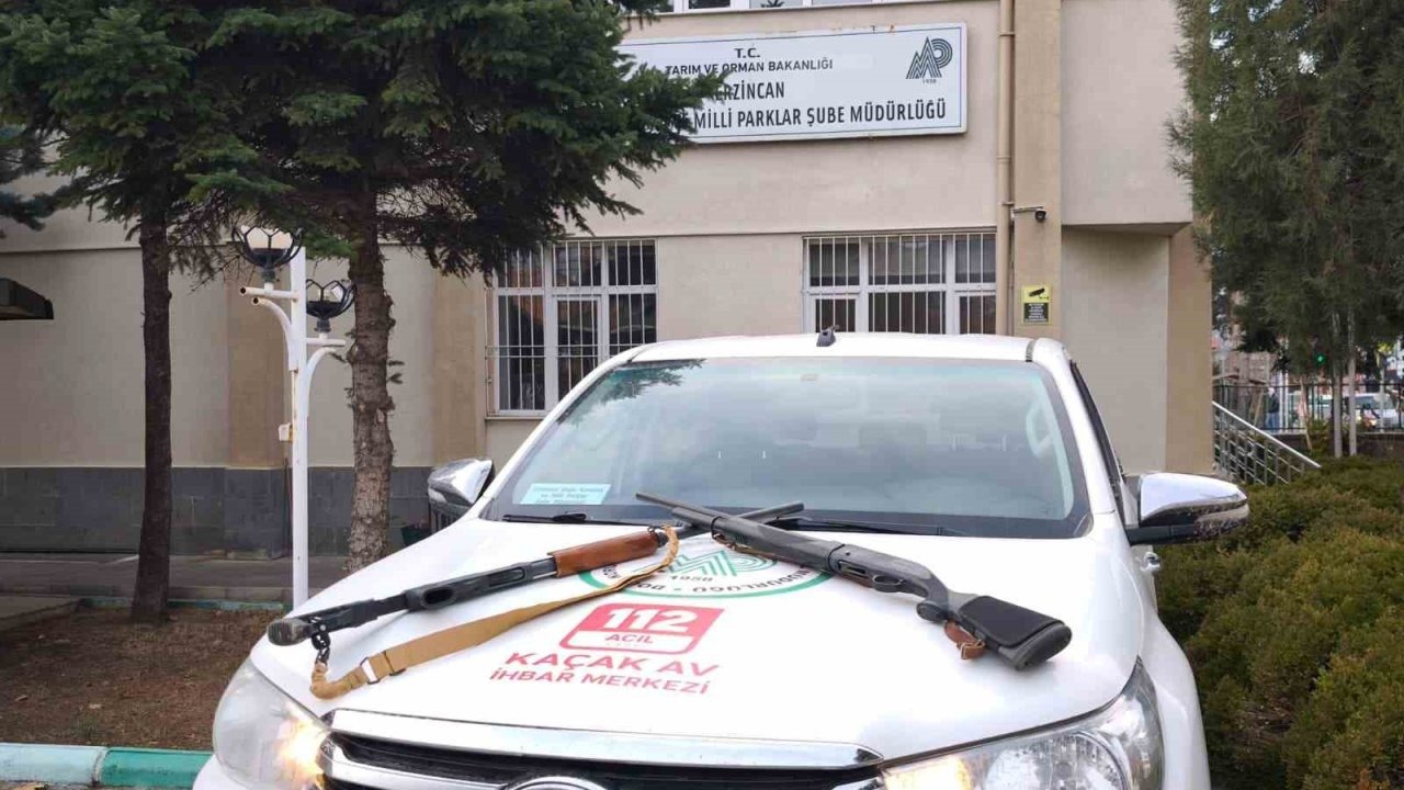 Erzincan’da yaban keçisi vuran 3 şahıs yakalandı