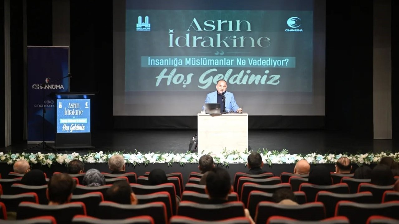 Erzurum’da "İnsanlığa Müslümanlar Ne Vadediyor?" Söyleşisi: Medeniyet Değerleri Tartışıldı