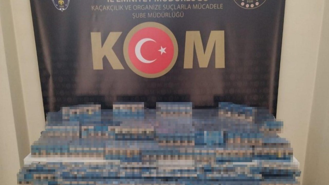 Erzurum’da Kaçak Sigara Operasyonu: Teknik Takip Sonuç Verdi