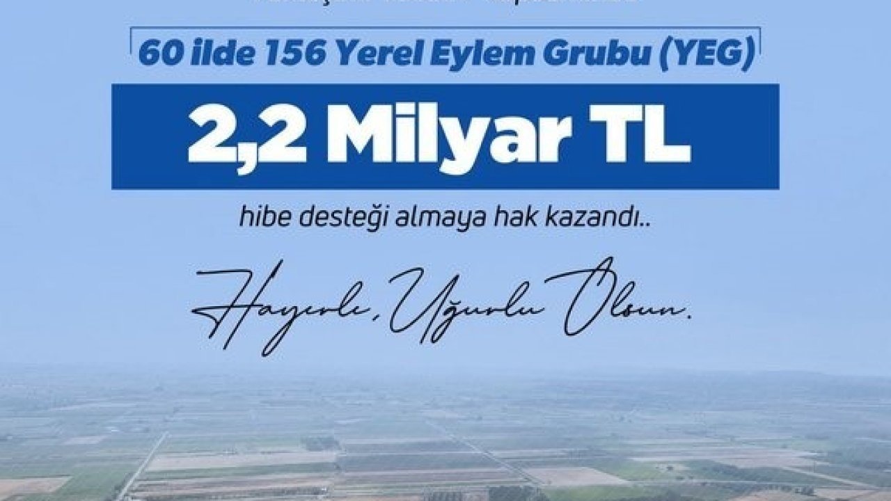 Kırsal Kalkınmaya 2.2 Milyar Liralık Dev Destek: Bakan Yumaklı Müjdeyi Verdi