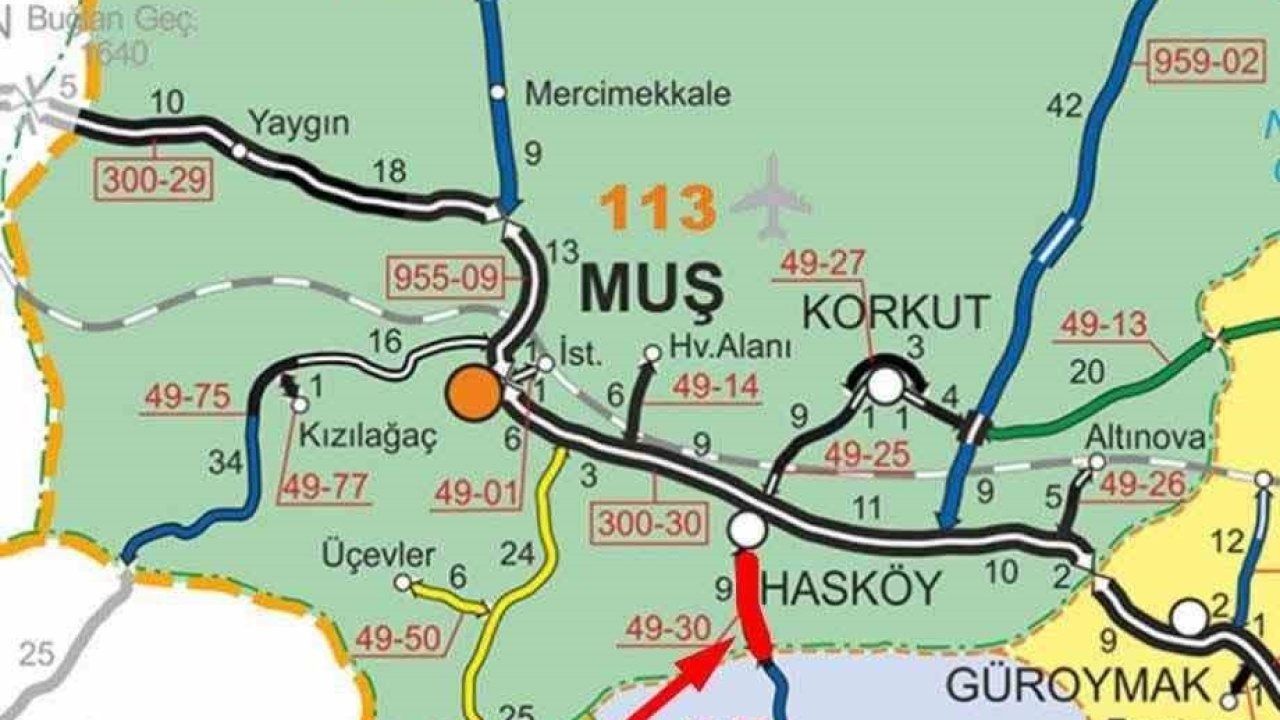 Muş’ta Yoğun Kar Yağışı Ulaşımı Vurdu: Hasköy-Mutki Yolu Kapandı