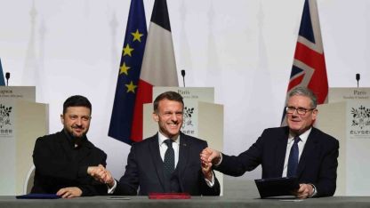Ukrayna, İngiltere ve Fransa arasında Ukrayna’ya çok uluslu güç göndermeye yönelik niyet beyanı
