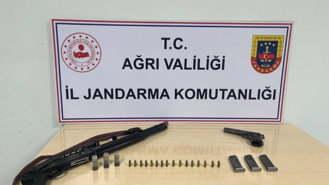 Diyadin’de Silah Operasyonu: Ruhsatsız Silahlar Ele Geçirildi