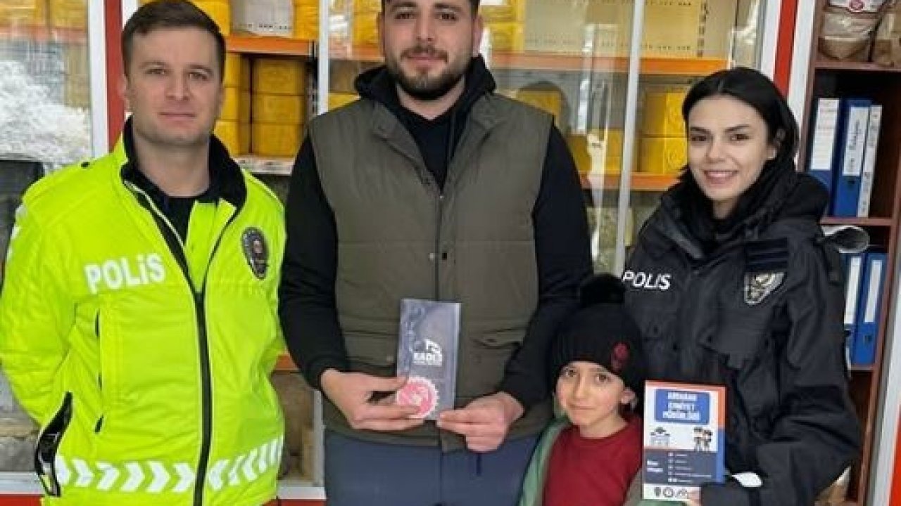 Ardahan Emniyetinden Vatandaşlara Suçla Mücadele Bilgilendirmesi