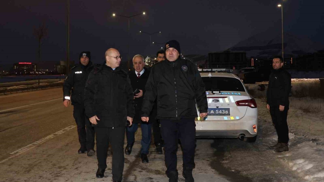 Erzurum’da Huzur ve Güvenlik İçin Şok Denetim: İl Emniyet Müdürü Sahaya İndi