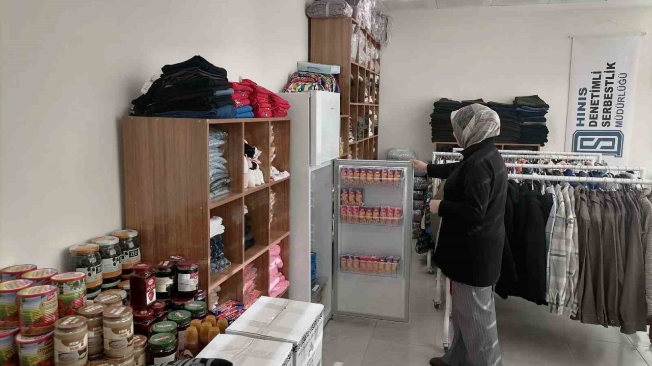 Hınıs’ta Yükümlüler ve Aileleri İçin Sosyal Market Açıldı