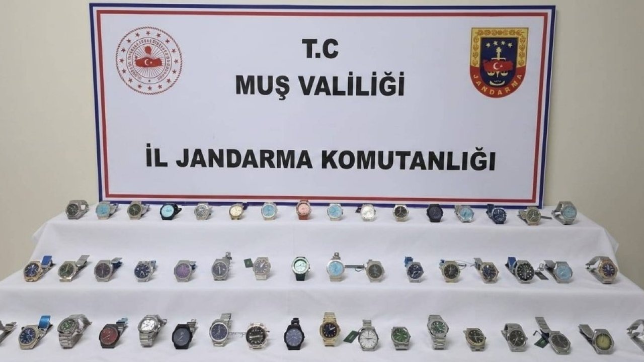 Muş’ta Kaçak Saat Operasyonu: 3 Milyon TL Değerinde 50 Adet Saat Ele Geçirildi