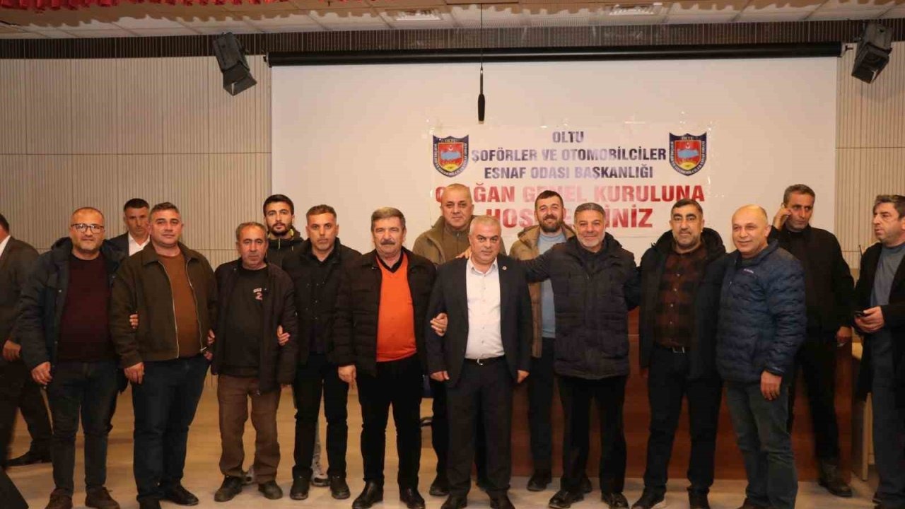 Oltu Şoförler Odasında Veysel Fidan Güven Tazeledi