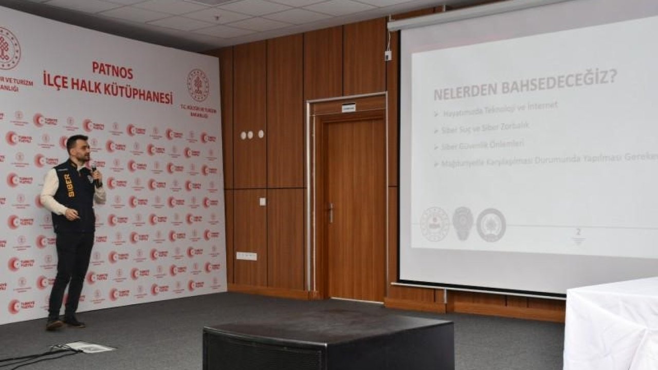Patnos’ta Siber Dolandırıcılık Alarmı: "Hesabını Paylaşma, Geleceğini Karartma"