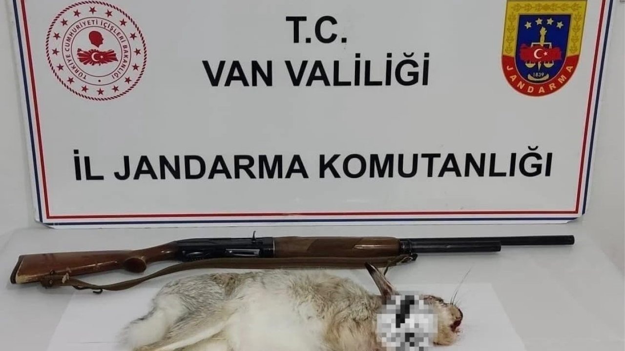 Van'da Kaçak Avcıya Ağır Ceza: Suçüstü Yakalandı