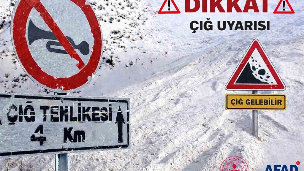 AFAD Van İl Müdürlüğünden Yüksek Kesimler İçin Kritik Çığ Uyarısı