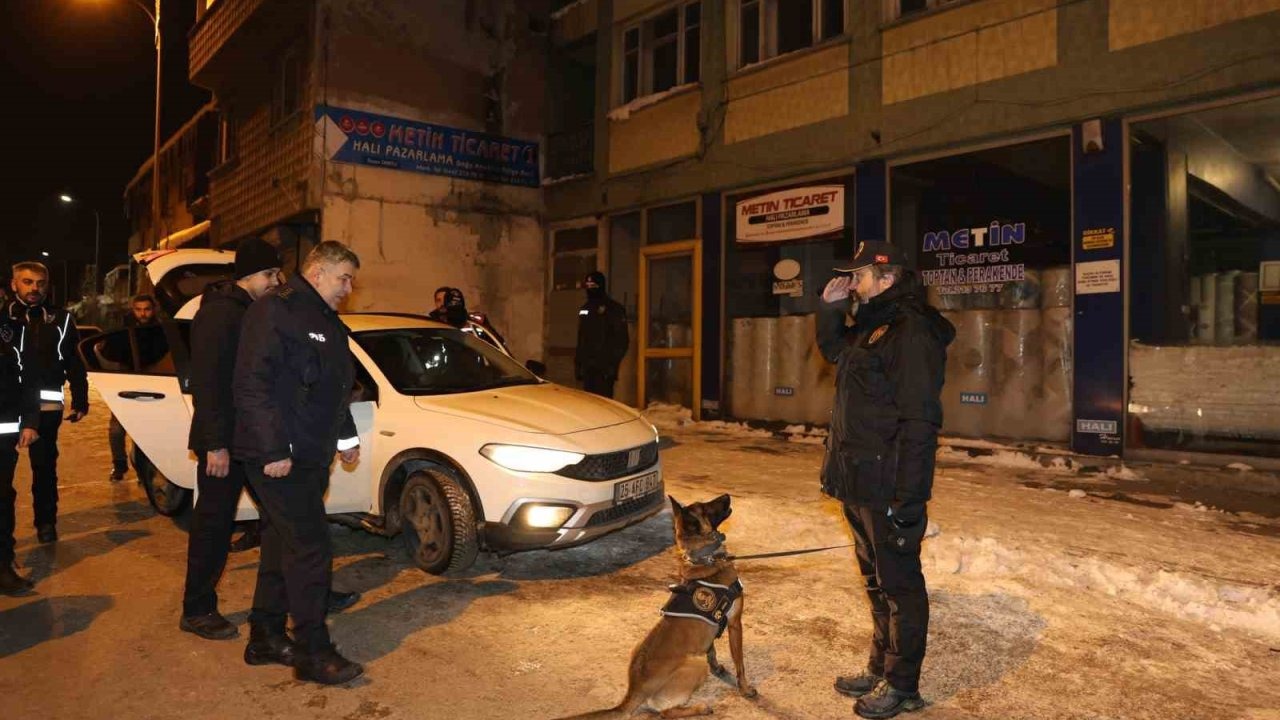 Erzurum’da "Narko Alan" Denetimi: İl Emniyet Müdürü Sahaya İndi
