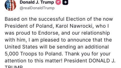 ABD Başkanı Donald Trump'tan Kritik Polonya Kararı: 5 Bin Ek Asker Gönderiliyor