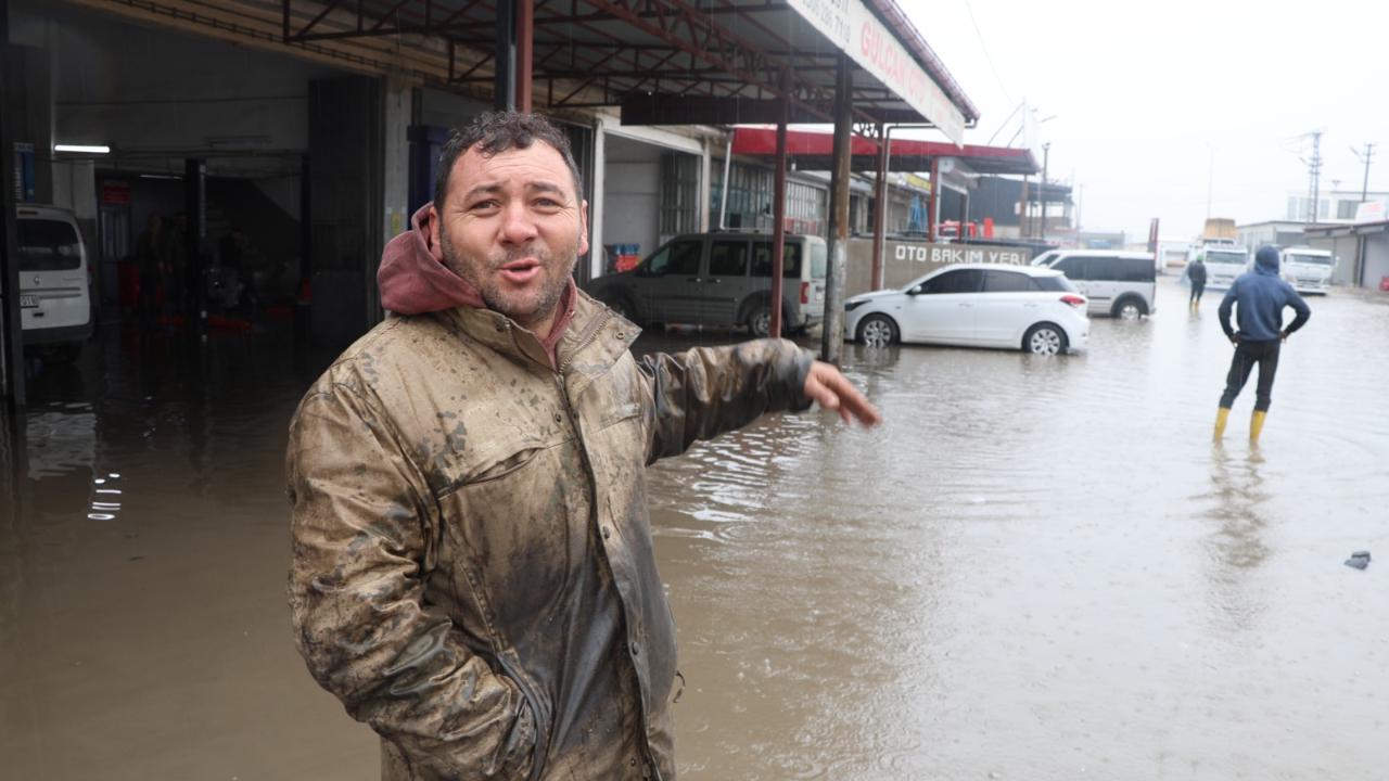 Iğdır Küçük Sanayi Sitesi’ni Sel Vurdu: İş Yerlerini Su Bastı