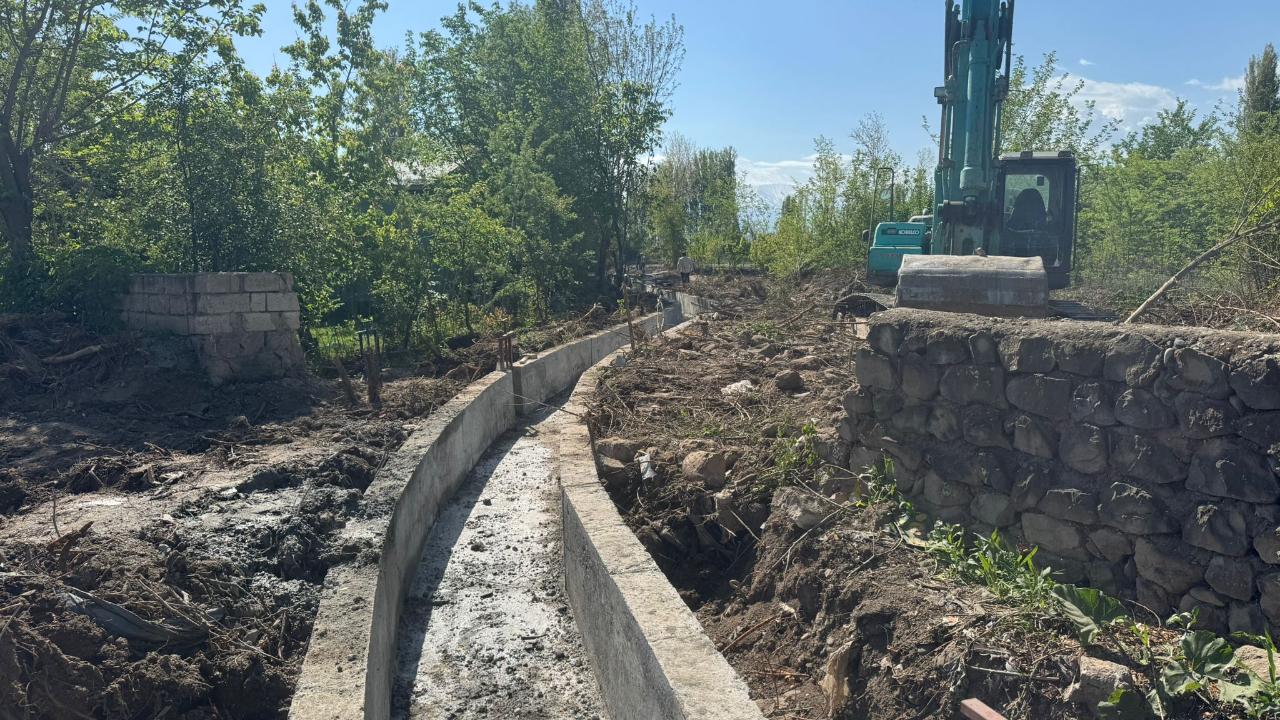 İl Özel İdaresi'nden "Can Suyu": Kasımcan'da Beton Kanal