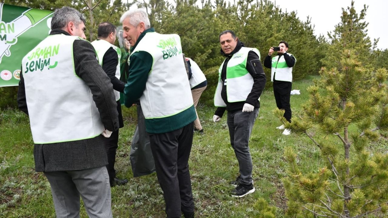 Kars'ta "Orman Benim" Hareketi Başladı: Paşaçayırı Ağaçlandırma Sahası Atıklardan Arındırıldı
