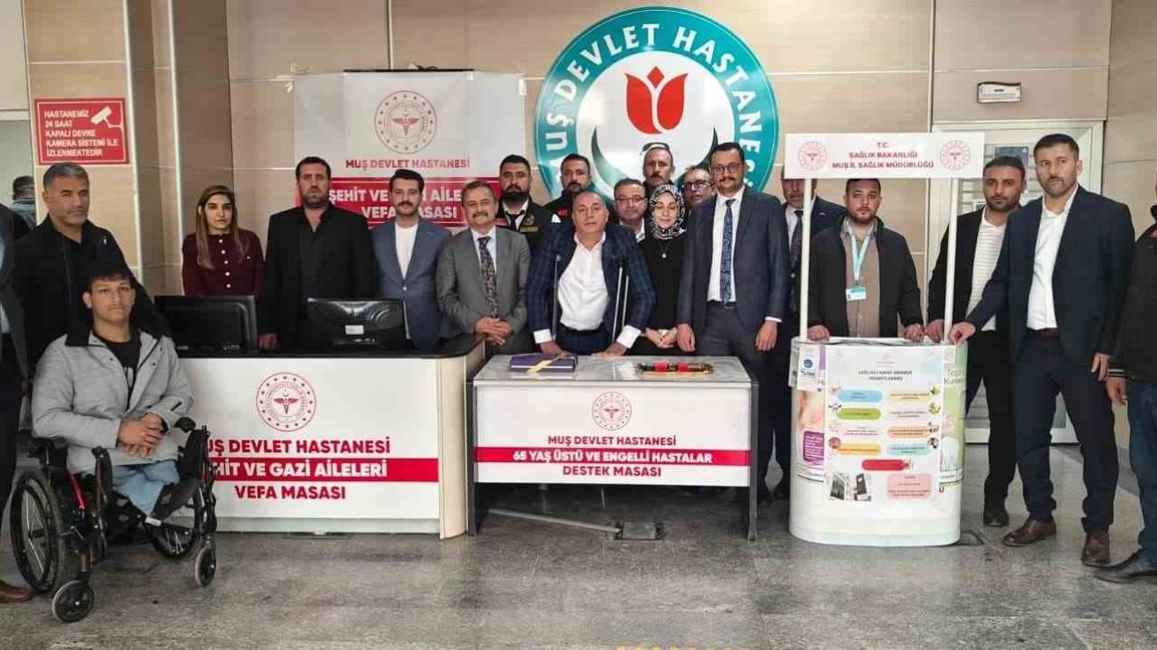 Muş Devlet Hastanesi’nde Anlamlı Hizmet: "Vefa Masası" Kapılarını Açtı