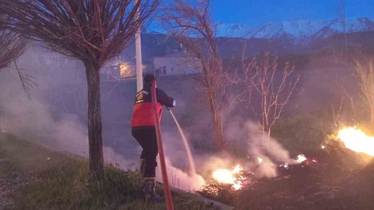 Van Gevaş'ta Korkutan Sazlık Yangını: İtfaiye Ekipleri Seferber Oldu