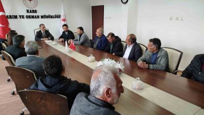 Kars’ta Hayvancılık İçin Güç Birliği: Eren Alp’ten İl Müdürü Enver Aydın’a Ziyaret