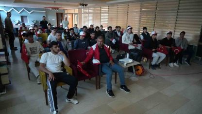 Muş'ta Gençler Dünya Kupası Heyecanını Dev Ekranda Yaşadı