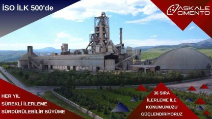 Aşkale Çimento’dan İSO 500’de Dev Yükseliş: 36 Basamak Birden Atladı!