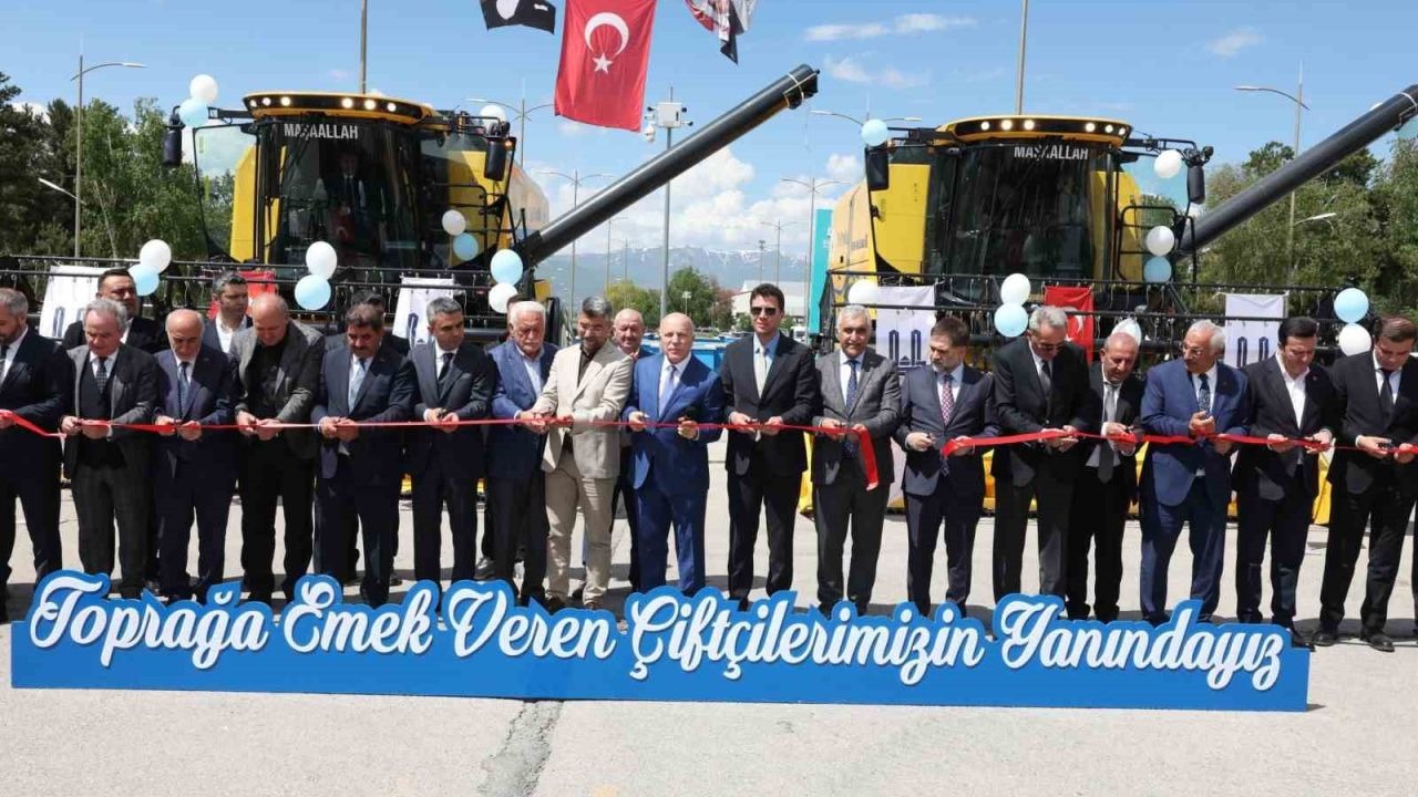 Erzurum’da 6. Etap Tarım Makineleri Parkı Açıldı: 790 Mahalleye Kesintisiz Destek