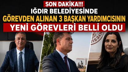 Iğdır Belediyesi'nde Görevden Alınan 3 Başkan Yardımcısının Yeni Görevleri Belli Oldu