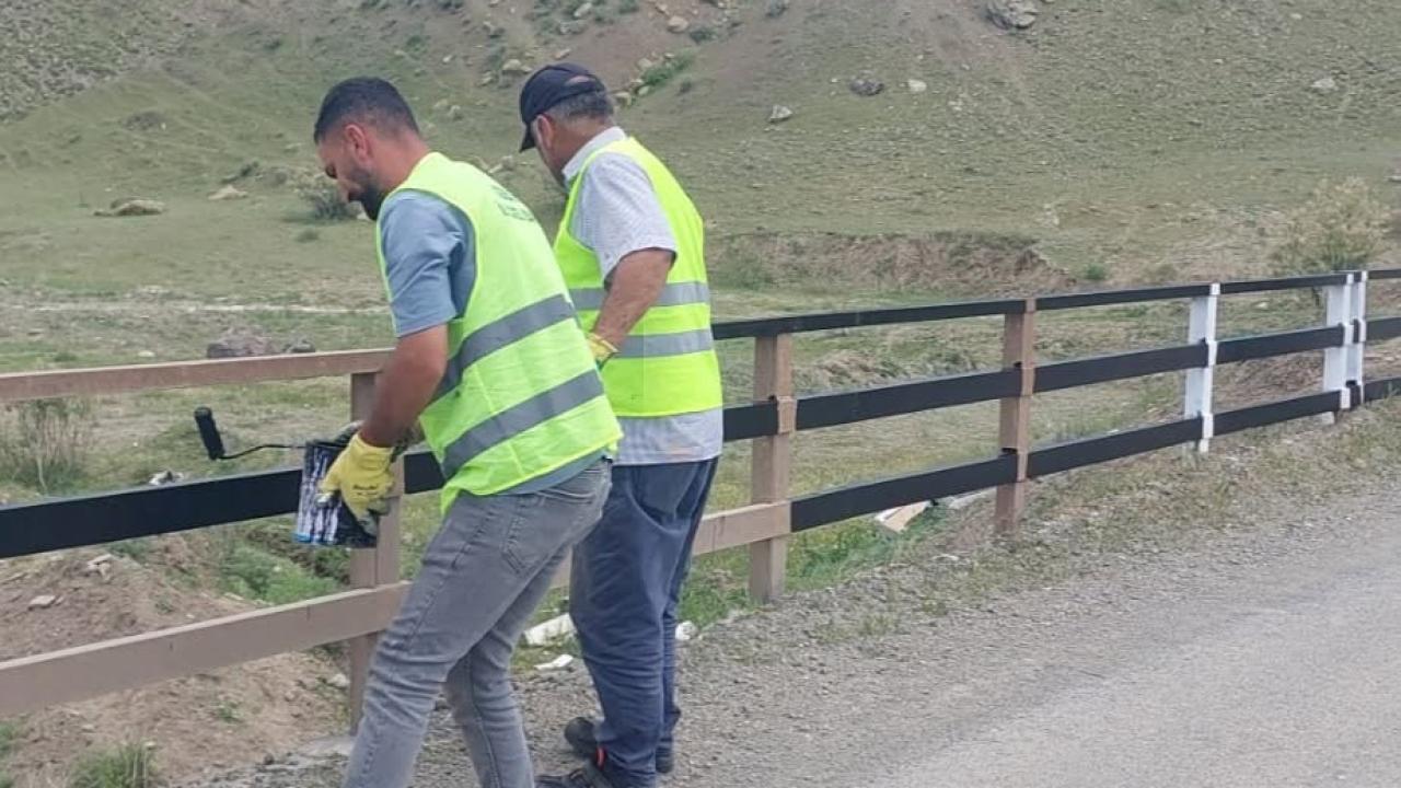 Iğdır İl Özel İdaresi'nden Köy Köprülerine Estetik Dokunuş