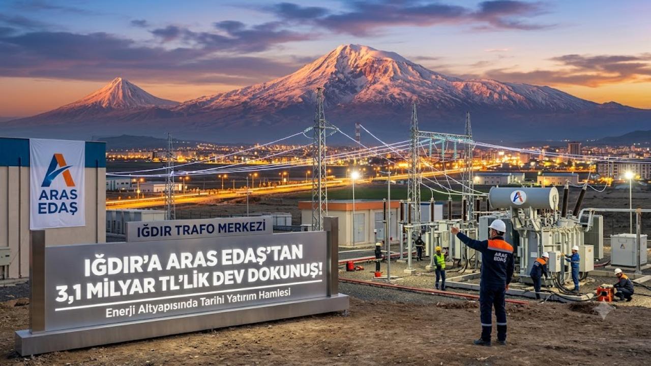 Iğdır’a Aras Edaş’tan 3,1 Milyar Tl’lik Dev Dokunuş!