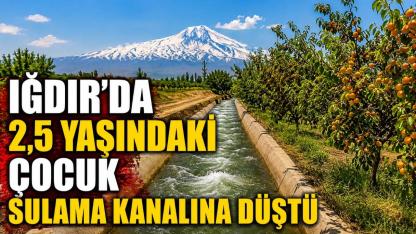 Iğdır'da Kanala Düşen 2.5 Yaşındaki Çocuk Erzurum'a Sevk Edildi