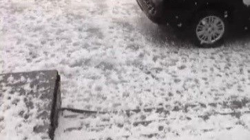 Kars'ta Kışı Aratmayan Görüntüler! 15 Dakikada Her Yer Beyaz