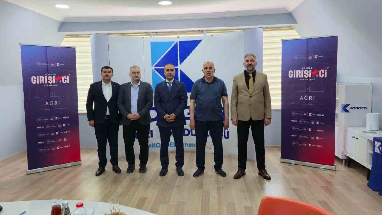 KOSGEB Ağrı'da Toplandı: 3 Yeni Projeye Büyük Destek