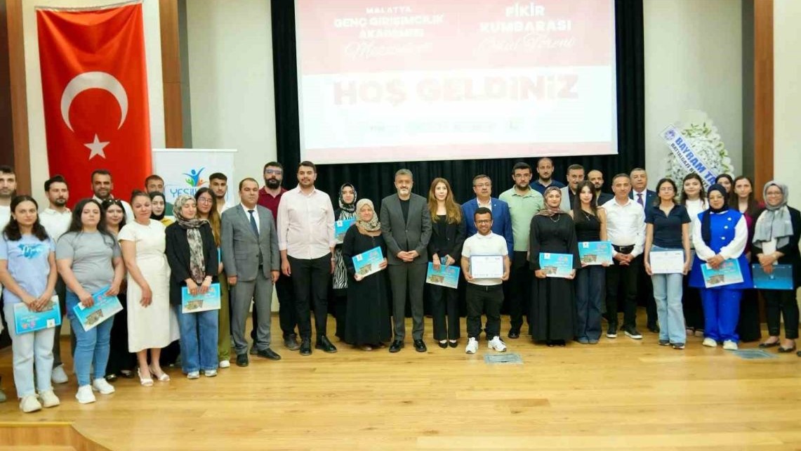 Malatya'da Genç Girişimciler Ödüllerine Kavuştu