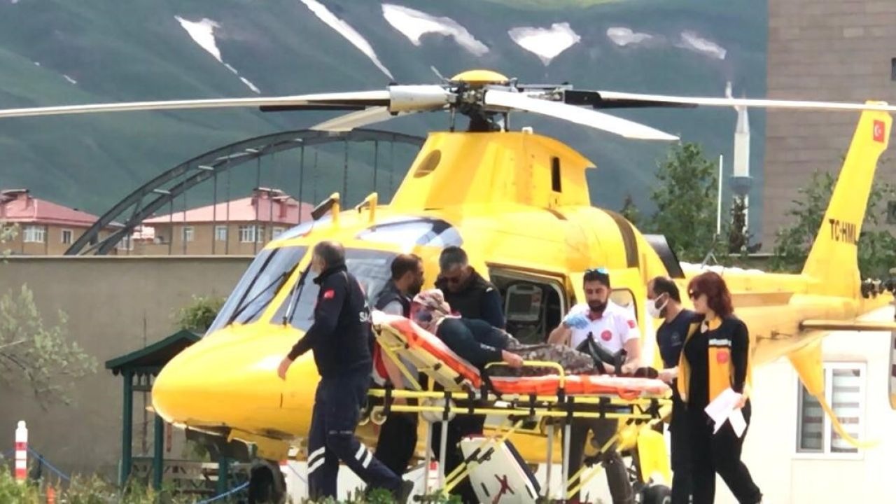 Oltu’da Kalp Krizi Geçiren Kadın İçin Zamana Karşı Yarış: Hava Ambulansı Devreye Girdi