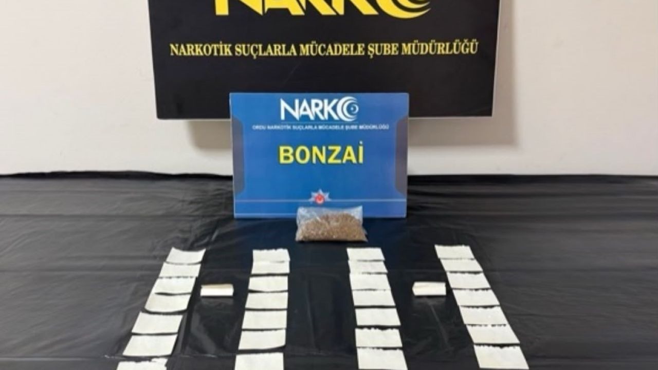 Ordu’da Dev Narkotik Operasyonu: Haftalık Bilançoda 5 Tutuklama