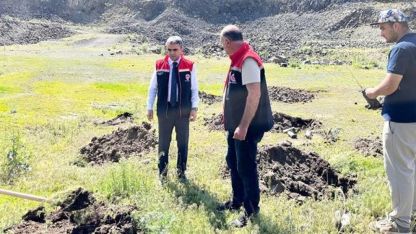 Palandöken’de 10 bin tuz çalısı fidanı toprakla buluştu