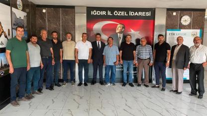 AK Parti Iğdır Teşkilatından Kasım Çarman’a Hayırlı Olsun Ziyareti