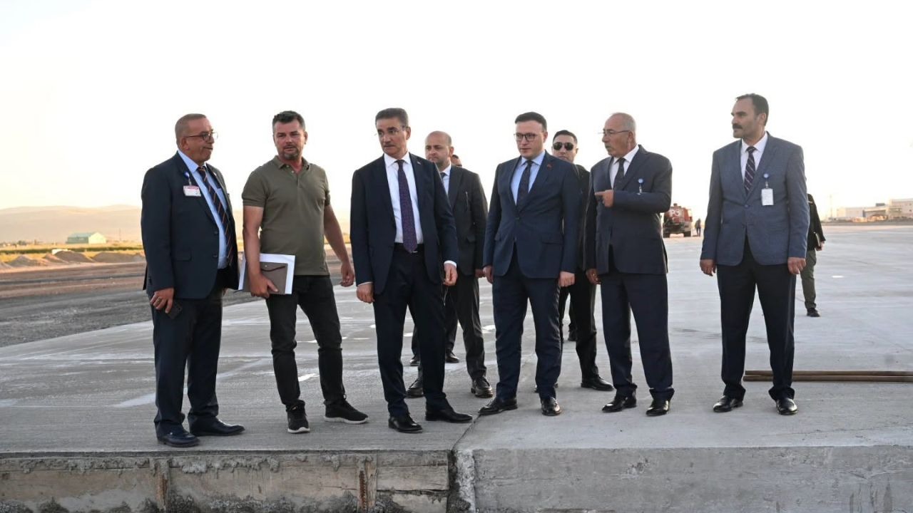 Erzurum Havalimanı’nda Dev Altyapı Mesaisi: Vali Aydın Baruş Çalışmaları Mercek Altına Aldı