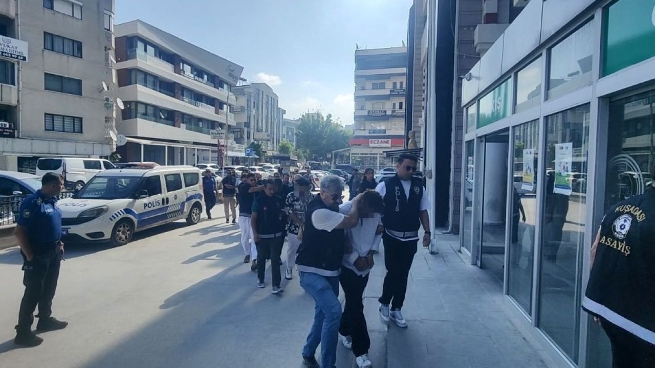 Kuşadası'nda Silahlı Cinayet: 6 Şüpheli Adliyede