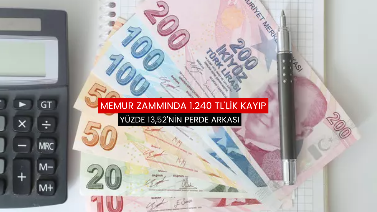 Memur zammında 1.240 TL'lik kayıp
