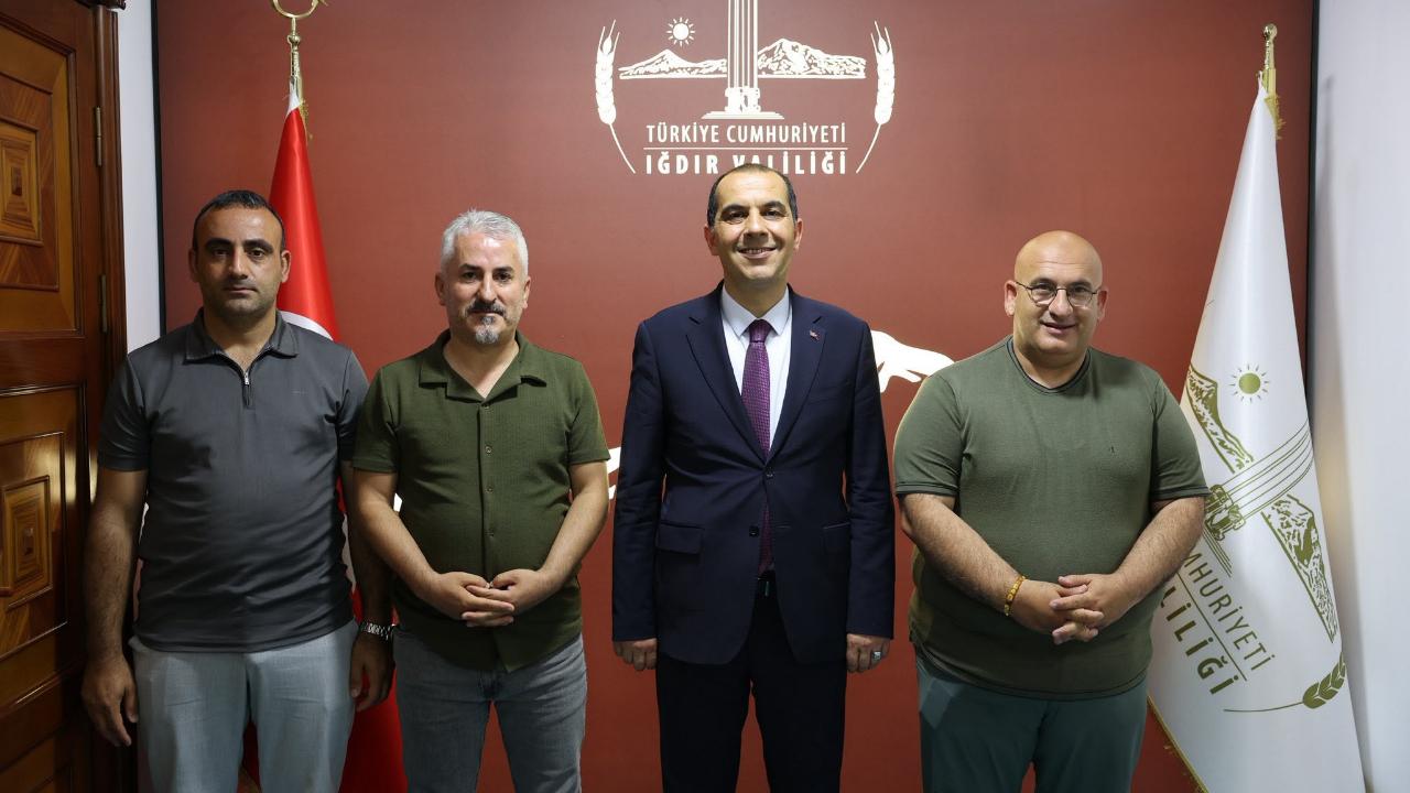 TİGAD'dan Vali Taşolar'a ziyaret: Iğdır, 130'u aşkın gazeteciyi ağırlayacak